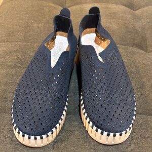 Ilse Jacobsen Deep Blue Slip-On Footwear Size 37
